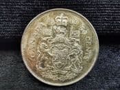 Canada, Silver (.800), 50 Cents 1966, AEF, DO05