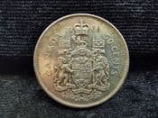 Canada, Silver (.800), 50 Cents 1966, AEF, DO24