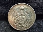 Canada, Silver (.800), 50 Cents 1966, AEF, DO25