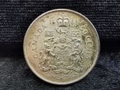 Canada, Silver (.800), 50 Cents 1966, AEF, DO27