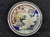 Canada, Silver Plated Souvenir Token 2016 (QEII 90th), UNC, NO029