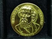 Charles Dickens, Souvenir Medal, EF, MY625