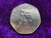 Elizabeth II, 50 Pence 1976 (Britannia), EF, SC1907