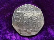 Elizabeth II, 50 Pence 1994 (D-Day), EF, SC1655