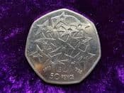 Elizabeth II, 50 Pence 1998 (EU), VF, SC1610