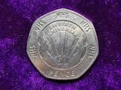 Elizabeth II, 50 Pence 1998 (NHS), VF, SC1807