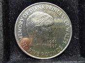 Elizabeth II, Five Pounds 1999 (Diana Memorial), AUNC, MY867