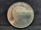 Elizabeth II, Five Pounds 1999 (Diana Memorial), EF, OL338
