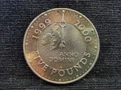 Elizabeth II, Five Pounds 1999 (Millennium), EF, NO065