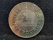 Elizabeth II, Five Pounds 1999 (Millennium), EF, NO102