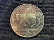 Elizabeth II, Five Pounds 2002 (Golden Jubilee), EF, NO056
