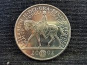 Elizabeth II, Five Pounds 2002 (Golden Jubilee), EF, NO104