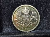 Elizabeth II, One Pound 2015 (Royal Arms), VF, MY703