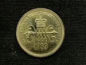 Elizabeth II, Two Pounds 1989 (Bill of Rights), AUNC, FT195
