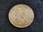 George V, One Penny 1915, AEF, NO492