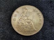 George V, One Penny 1928, AEF, NO572