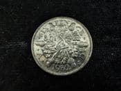 George V, Silver (.500), Sixpence 1932, EF, NO1064