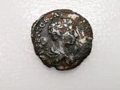 Geta (198-212 AD), Denarius, Contemporary Forgery, Emperor Standing by Trophy, Fair, SC1152