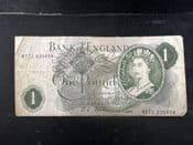 Great Britain, £1, J S Fforde 1966-70 (H77Z), VG, BKN42