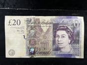 Great Britain, £20, A Bailey 2006 (DJ57), VG, BKN21