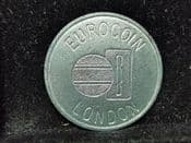 London, Eurocoin, Telephone/Meter Token, VF, MY670