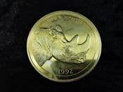 Natwest Bank, World Savers Medal 1992 (Black Rhino), VF, JO426