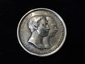 Prince of Wales Marriage 1863, Silver Medal by L.C.Wyon (Scarce), Cleaned VF, JO091