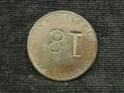 Spain, 10 Centimos 1870 (Stamped "18"), Poor, JAT934