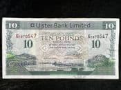 Ulster Bank, Belfast, Ten Pounds 2008, F, BKN91