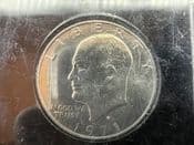 United States, Eisenhower Dollar 1971 D, UNC, OL815
