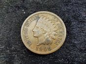 United States, Indian Head Cent 1906, F, DO65