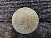 USA, Indian Head One Cent 1885, Fair, MO213