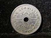 USA, Washington State, 1935 10 Cent Tax Token, VF, JL064