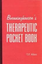 Allen, T F - Boenninghausen's Therapeutic Pocket Book