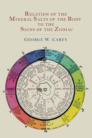 Carey, George - Relation of the Mineral Salts of the Body to the Signs of the Zodiac