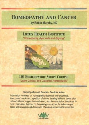 Murphy, Robin - Homeopathy & Cancer