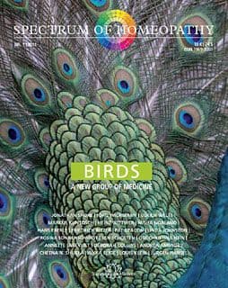 Spectrum of Homeopathy - Birds: A New Group of Medicine