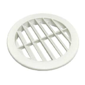 100MM ROUND VENT - WHITE