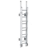 THULE LADDER DELUXE 11 STEPS (OVAL ARMS - WHITE LACQUERED - FOLDABLE)
