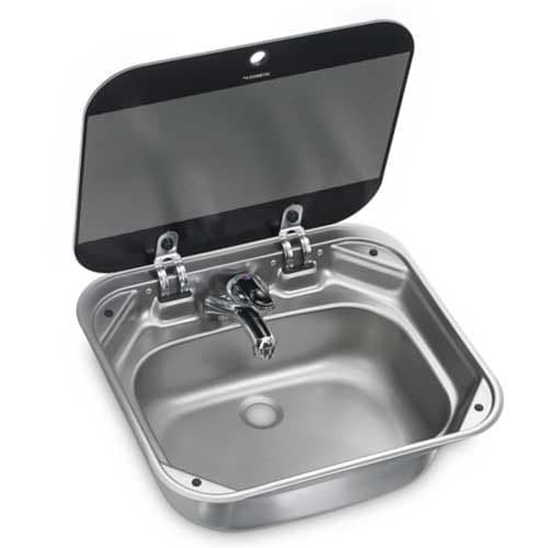 SMEV 8005 SINK C/W GLASS LLTD