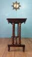 Antique walnut console table
