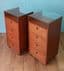 French leather bedside tables
