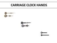 Carriage clock hands