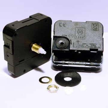 17mm Roundshaft High Torque  Clock Movement Hr 5.0mm Min 3.1mm (Replacement for Young Town 12888)