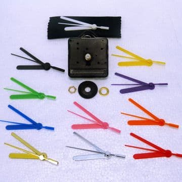 Medium shaft sweep movement with coloured hands