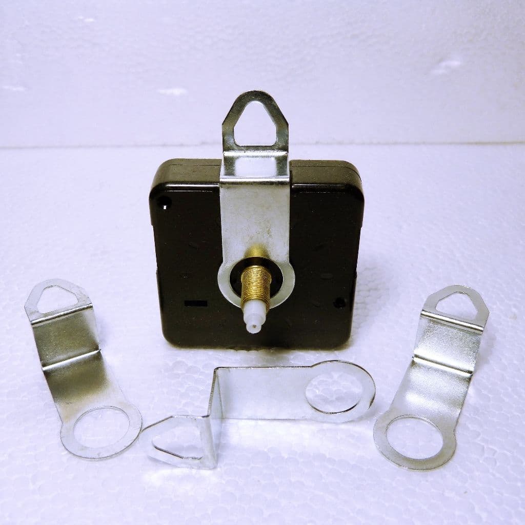 Quartz clock movement metal hanger