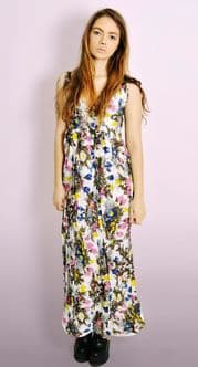 Floral Print Summer Maxi Dress