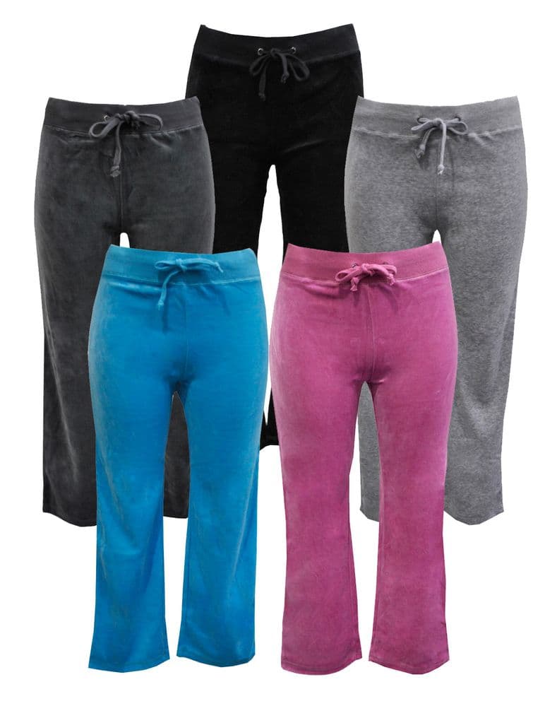 Girls Velour Trousers