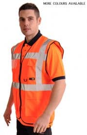 High Visibility Vest with Pockets