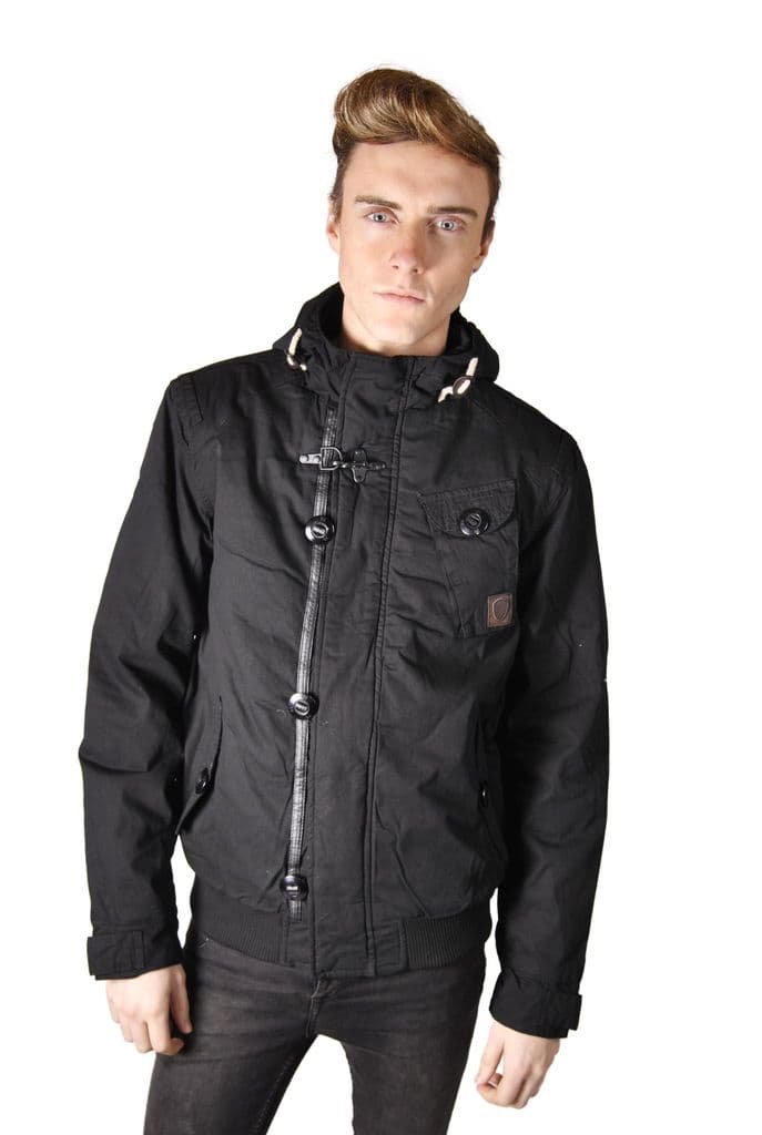 Mens Hooded Canvas Jacket